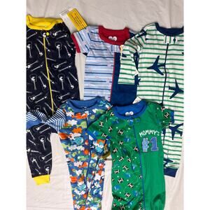 Lot 5 The Children's Place Baby Sleeper Bodysuit Jumpsuit Pajamas 6-16 M NEW